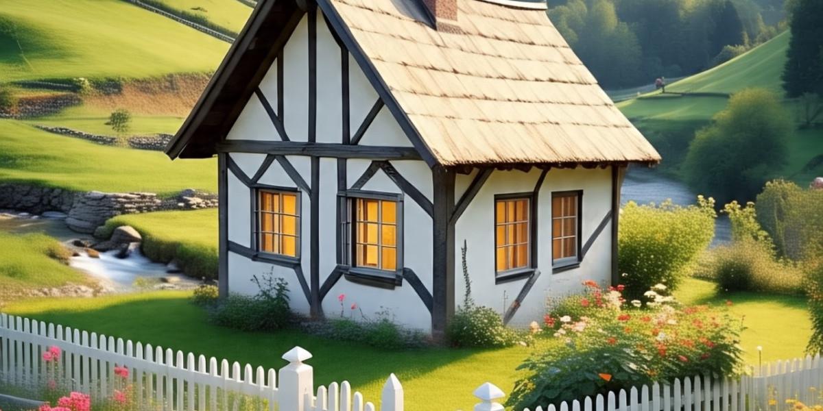 Ilustrasi Rumah di Kampung