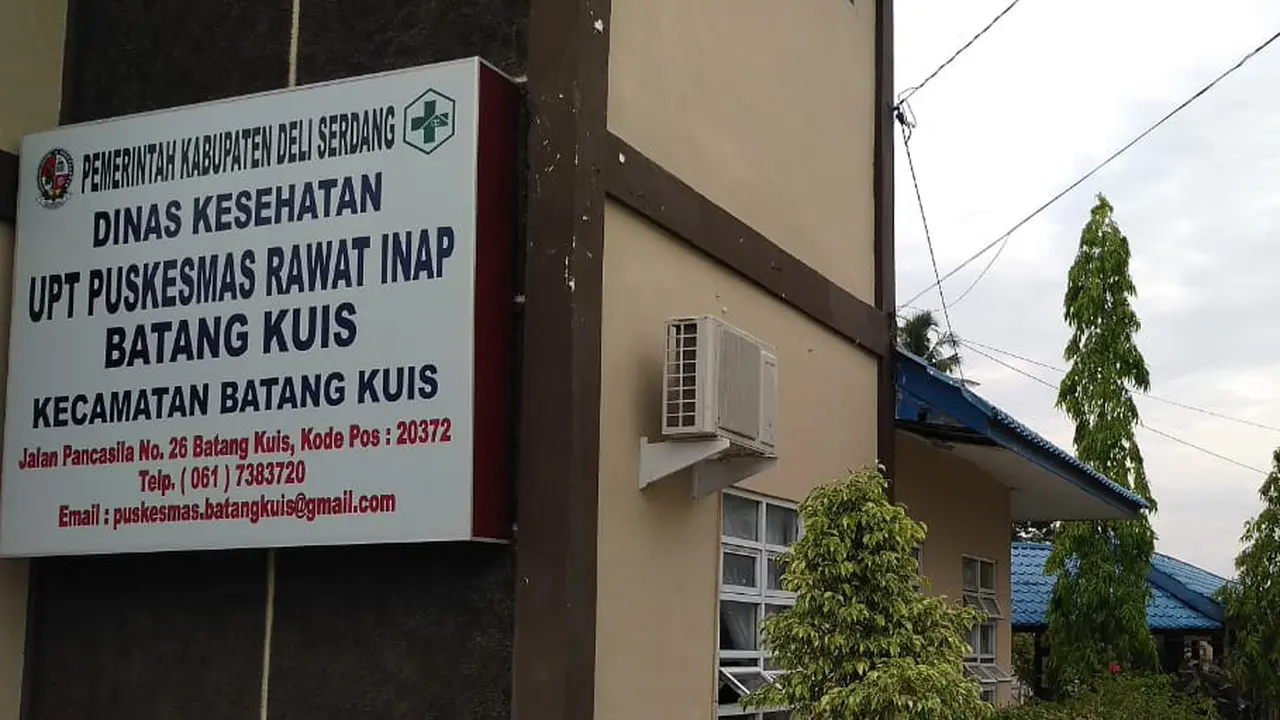 UPT Puskesmas Rawat Inap Batang Kuis