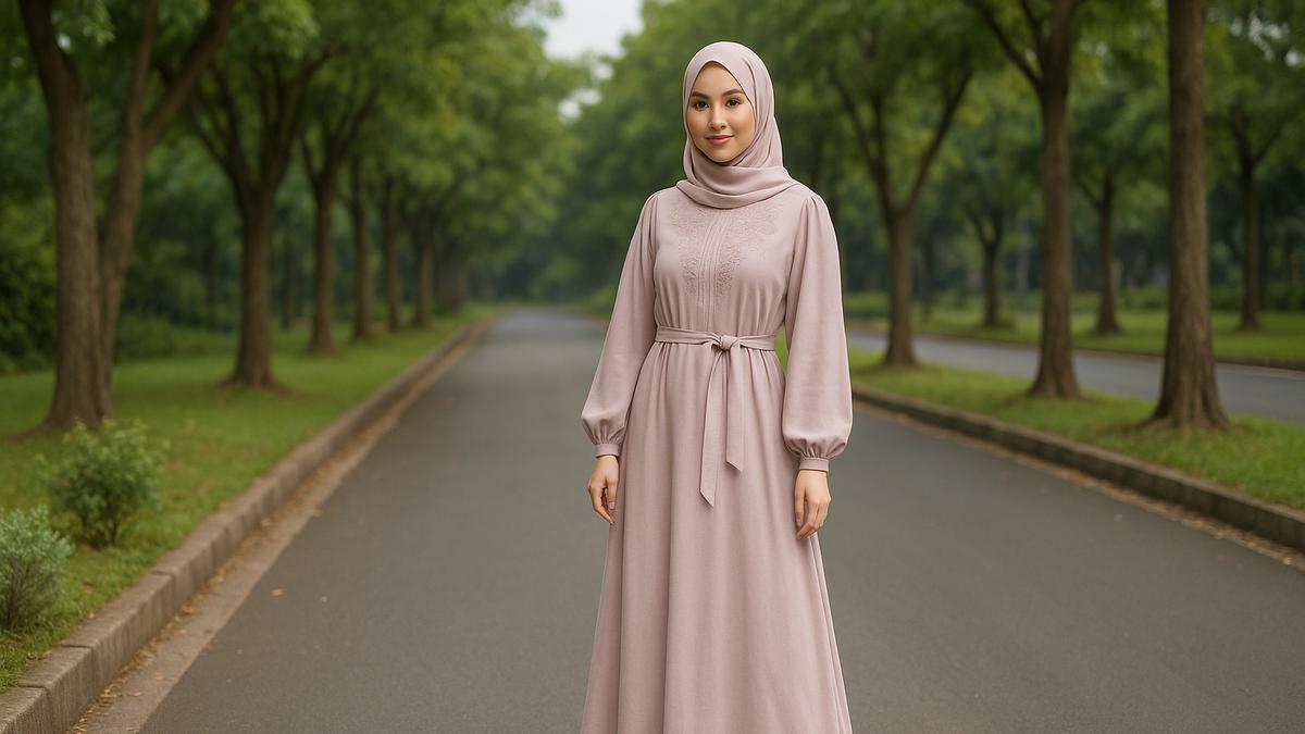 8 Tips Styling Gamis Kepanjangan untuk Idul Adha 2025, Tampil Lebih Gaya