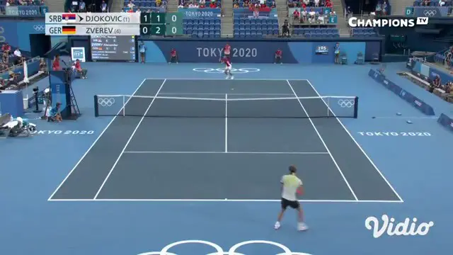 Petenis peringkat satu dunia Novak Djokovic tumbang dibabak semifinal. Djokovic menyerah dari petenis Jerman Alexander Zverev dengan skor akhir 6-3, 3-6, dan 1-6.