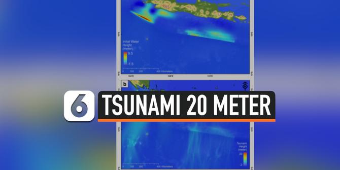 VIDEO: Temuan Potensi Tsunami 20 Meter di Pantai Selatan Jawa
