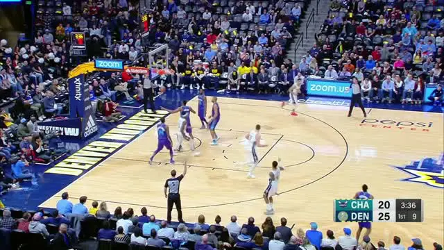 VIDEO : GAME RECAP NBA 2017-2018, Nuggets 121 vs Hornets 104