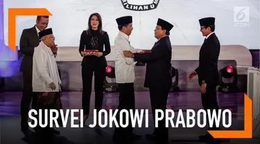 Pilpres 2019 semakin dekat, sejumlah lembaga survei merilis hasil survei terbaru. Berapa jarak elektabilitas Jokowi dan Prabowo?