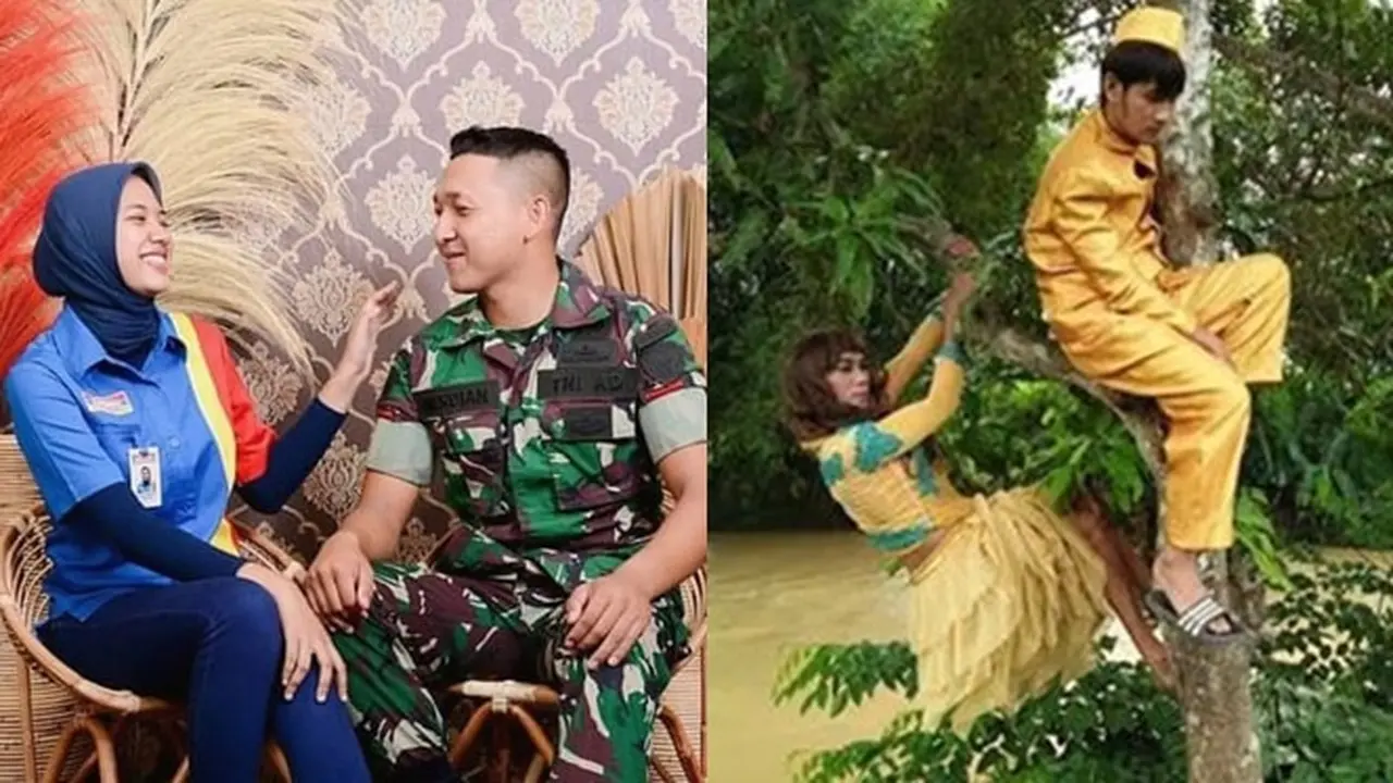 6 Foto Prewedding Berbagai Tema Ini Unik dan Kocak, Anti-mainstream