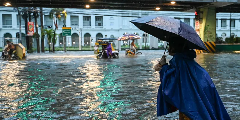 Topan Gaemi, Sejumlah Ruas Jalan di Manila Terendam Air