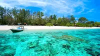 Ilustrasi Pantai Surga Lombok (Sumber: Pinterest.com)