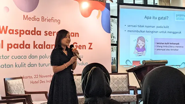 Dokter spesialis dermatologi dan venereologi Klinik Pramudia Amelia Soebyanto soal serangan gatal pada Gen Z