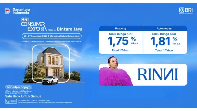 Cari Rumah Impian Sekaligus Kendaraan Baru? Cek Penawaran BRI Consumer Expo 2026 di Bintaro Jaya