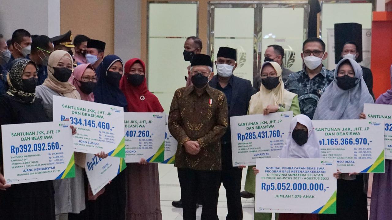 BPJS Ketenagakerjaan Telah Bayarkan Manfaat Rp1,1 Triliun Bagi Pekerja di Sumsel dalam Setahun