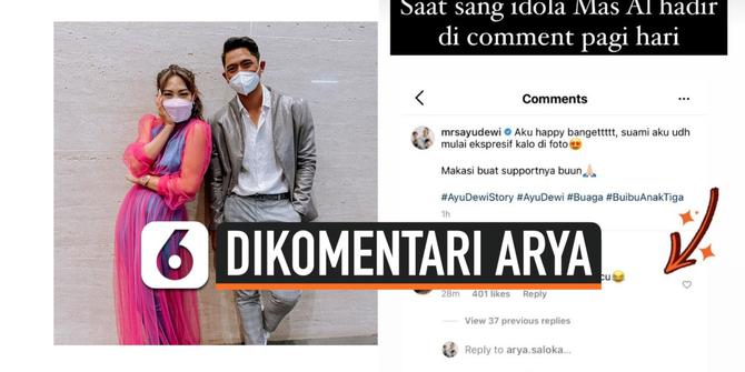 VIDEO: Unggahan Instagram Dikomentari Arya Saloka, Ayu Dewi Girang Bukan Main