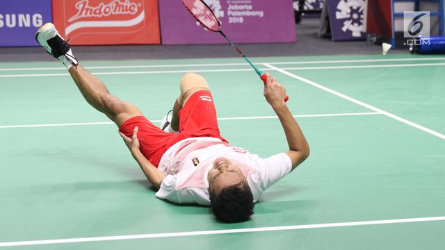 Langkah Anthony Sinisuka Ginting Terhenti saat Melawan Shi Yuqi