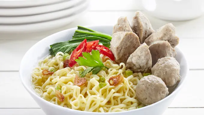 Ilustrasi bakso sapi