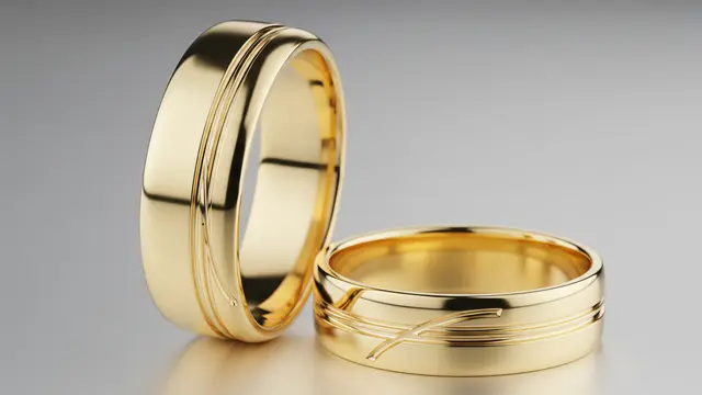 7 Model Cincin Nikah Emas Kuning, Desain Elegan yang Tak Lekang oleh Waktu