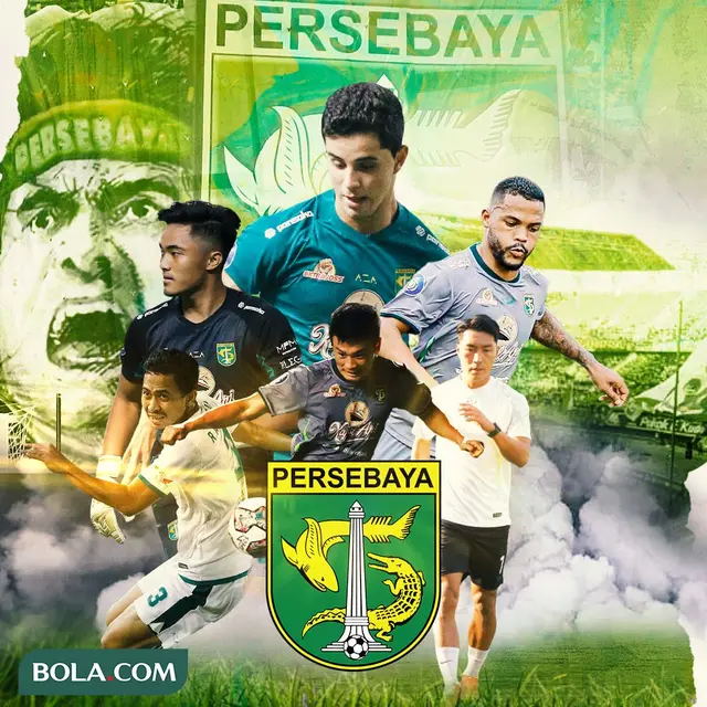 Liga 1 - Ilustrasi Persebaya Surabaya - GBT, Suporter, Pemain