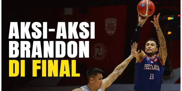 VIDEO: Ragam Aksi Brandon Jawato di Laga Final IBL All Indonesian 2024 Antara Pelita Jaya Vs Satria Muda