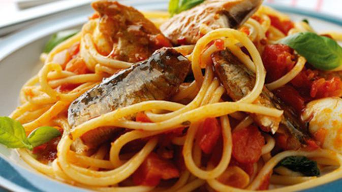 Resep Spaghetti Saus Ikan Sarden - Lifestyle Fimela.com