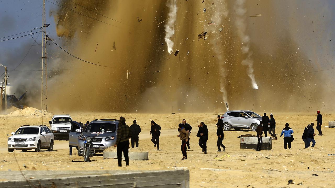 20170207- Israel Serang Hamas di Jalur Gaza-AFP Photo