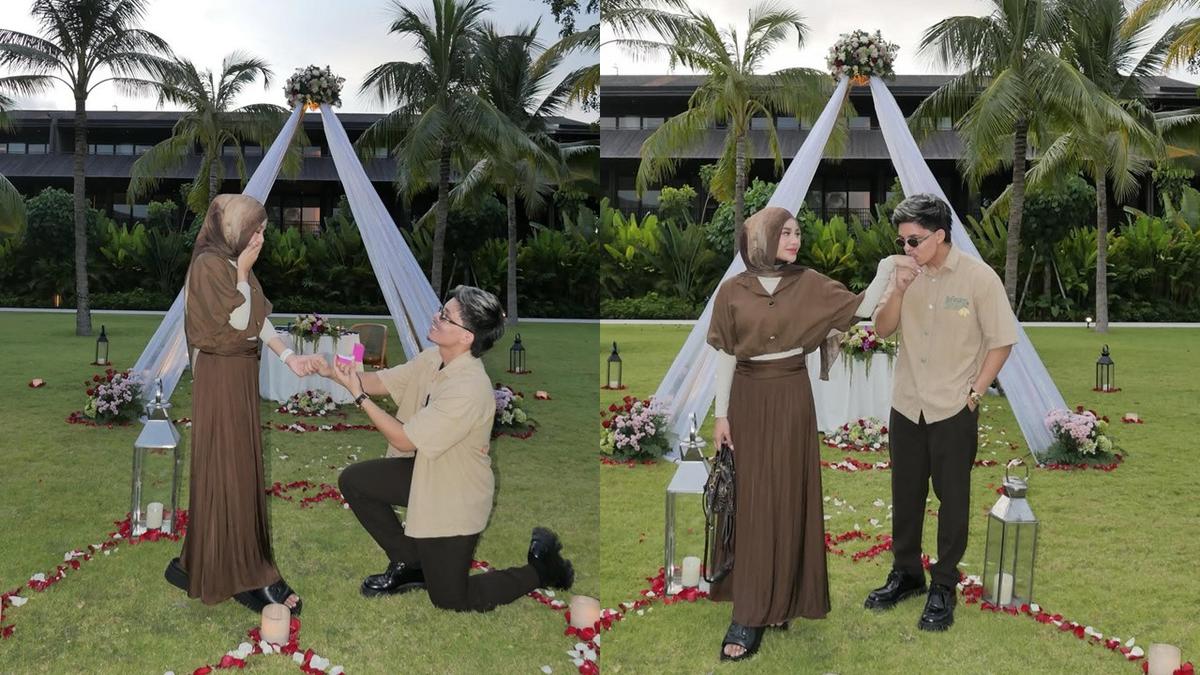 8 Potret Dekorasi Anniversary Pernikahan ke-5 Atta Aurel, Mewah Penuh Kejutan Romantis