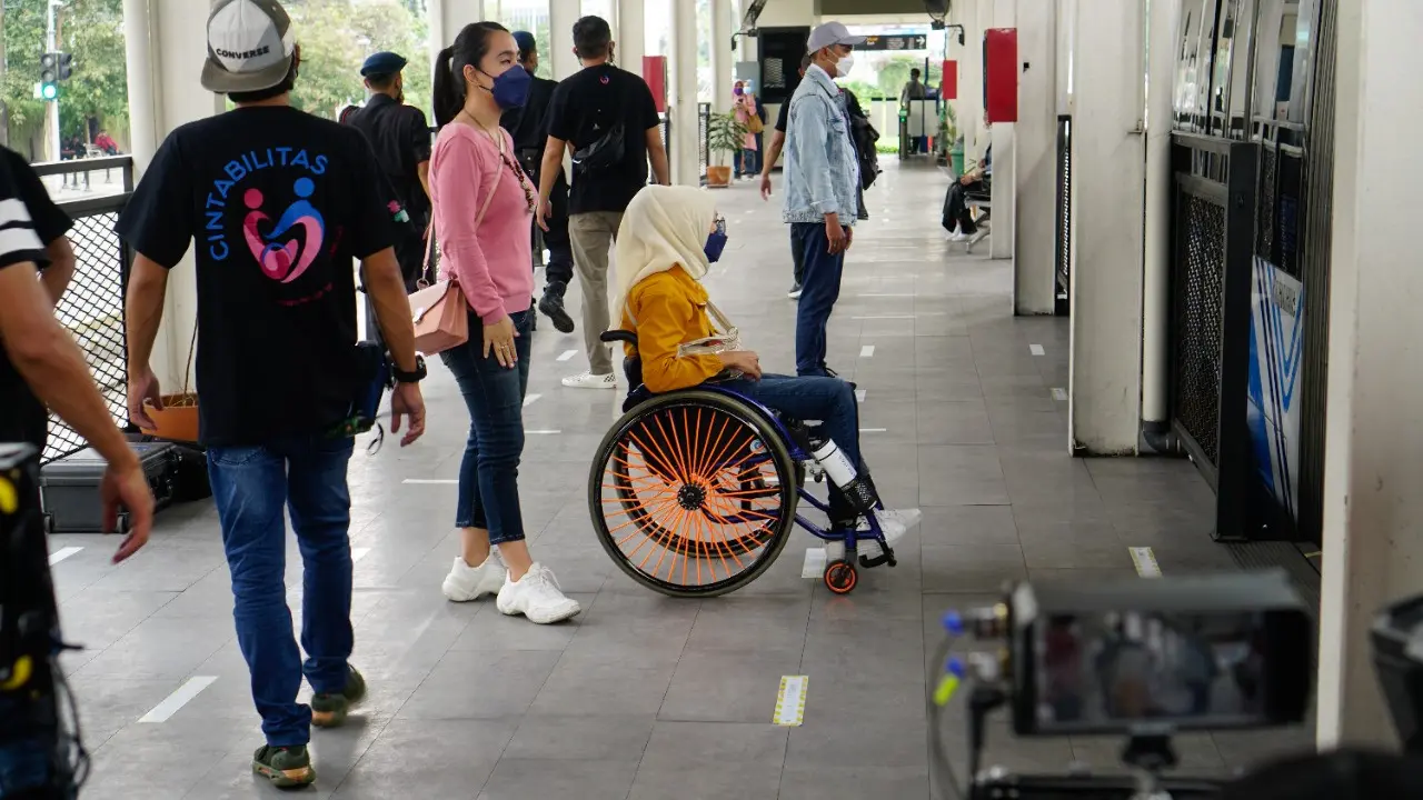 Ilustrasi penyandang disabilitas