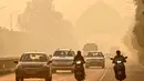 Polusi udara di kota terbesar kedua di Pakistan, Lahore, melonjak sejak 2 November 2024 lalu. (Narinder NANU/AFP)