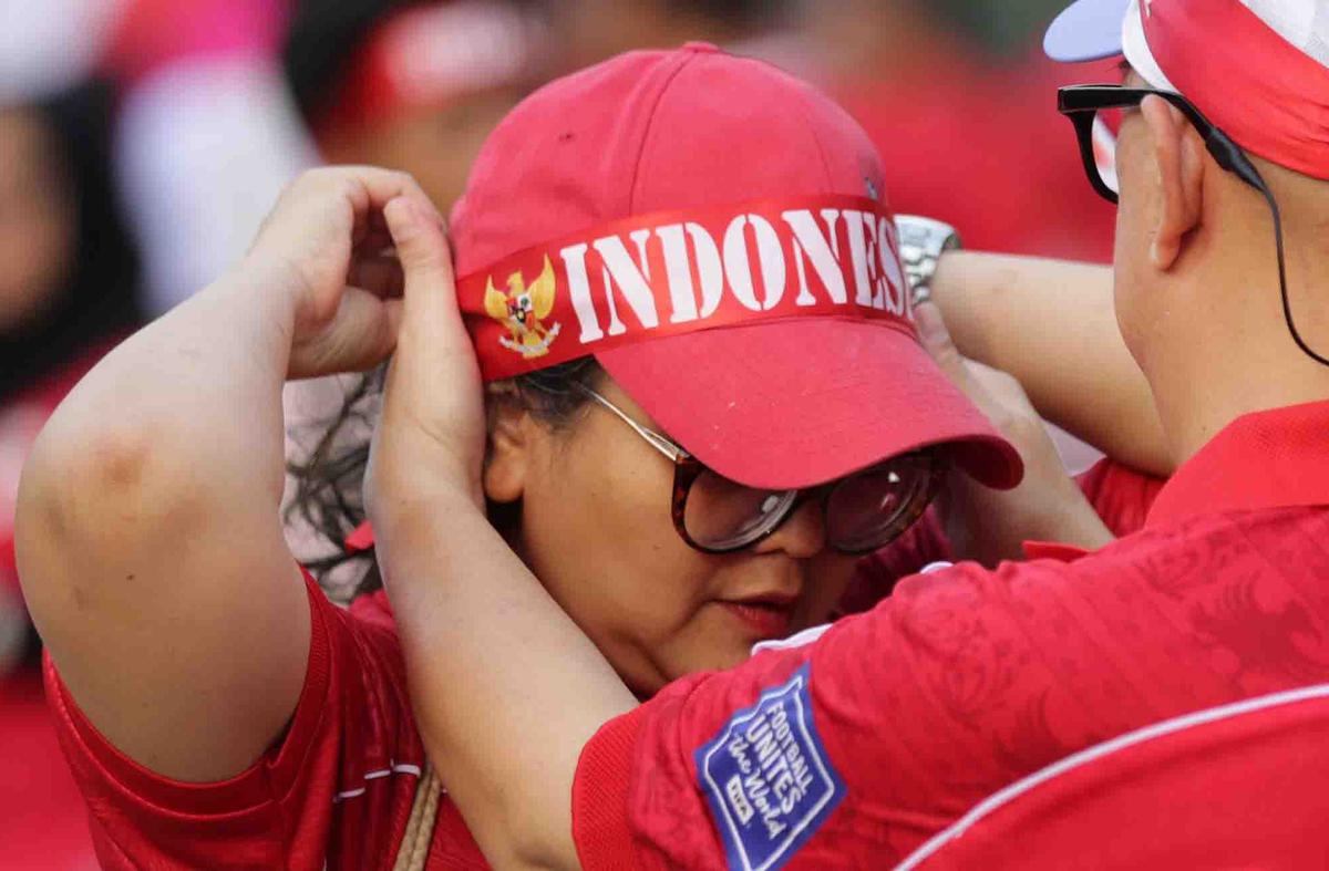 FOTO: Ribuan Suporter Padati GBK, Beri Dukungan Penuh Timnas Indonesia