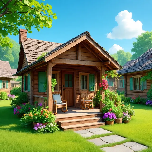 Rumah Kayu 4x6 Sederhana