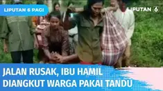 Viral! perjuangan seorang ibu dalam proses persalinannya di kawasan Arjasari, Kabupaten Bandung. Keluarga yang dibantu warga mengevakuasi sang ibu menggunakan tandu dari bambu dan kain sarung menelusuri jalan yang licin tidak beraspal.