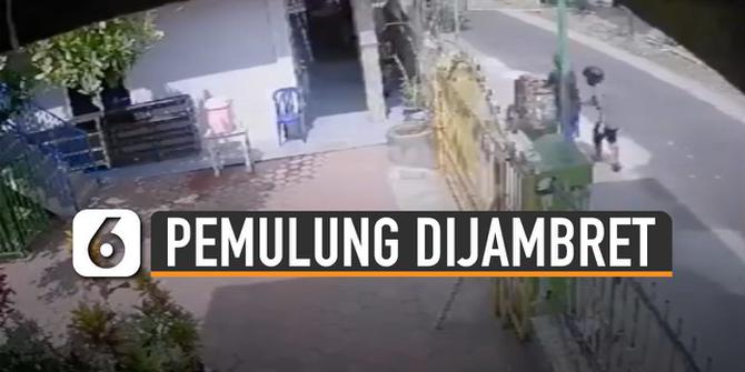 VIDEO: Miris, Pemuda Jambret Kakek Pemulung Disabilitas