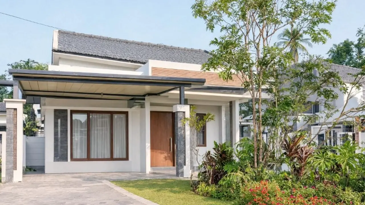 Inspirasi Halaman Rumah Tanpa Pagar Depan