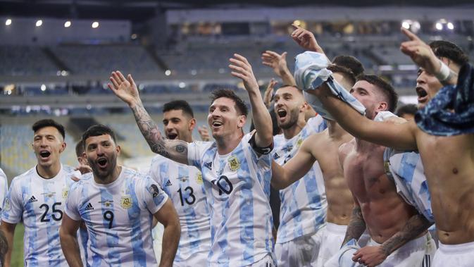 Hasil Copa America 2021 : Argentina Juara Setelah Kalahkan Brasil - Vimarsana News