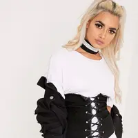 Padu padan busana dengan corset belt. (pinterest)