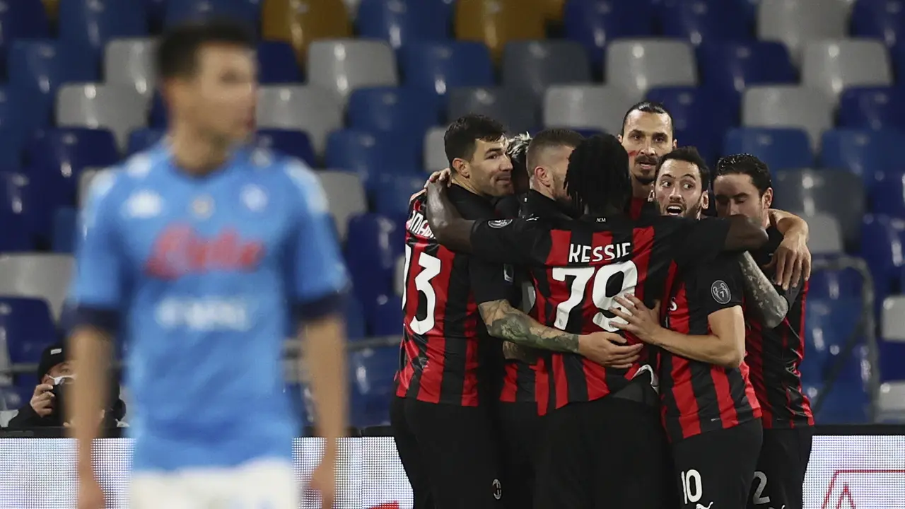 Penyerang AC Milan, Zlatan Ibrahimovic.