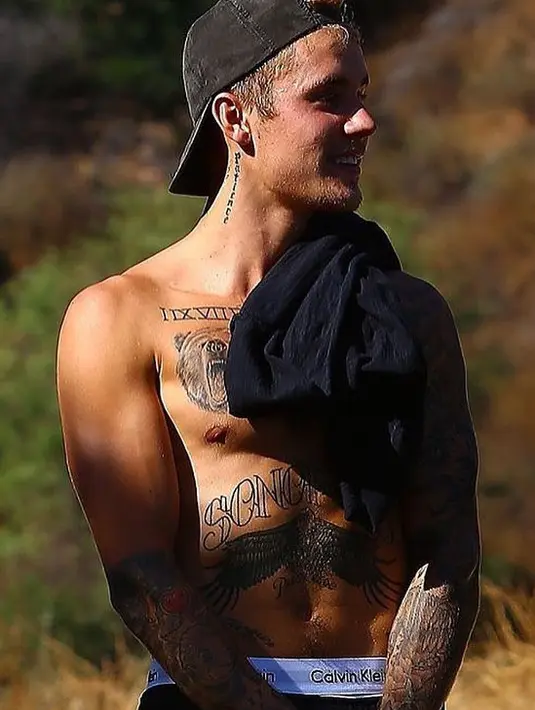 Tak bisa dipungkiri bahwa bentuk tubuh Justin Bieber berubah drastis seiring bertambahnya usia. (instagram/JustinBieber)