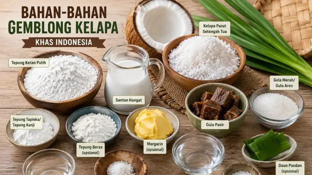 Membuat Gemblong Kelapa