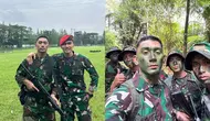 Daffa Wardhana Ikut Latihan Militer Kopassus (Sumber: Instagram/daffawardhana)