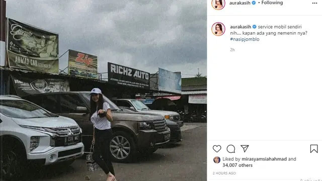 Aura Kasih (Foto: Instagram/@aurakasih)