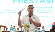Sekretaris Jenderal PBSI, Mohammad Fadil Imran, dalam acara seminar SIWO-PWI, di Putri Duyung Ancol, Jakarta, Sabtu (17/2/2024). (Bola.com/PWI)