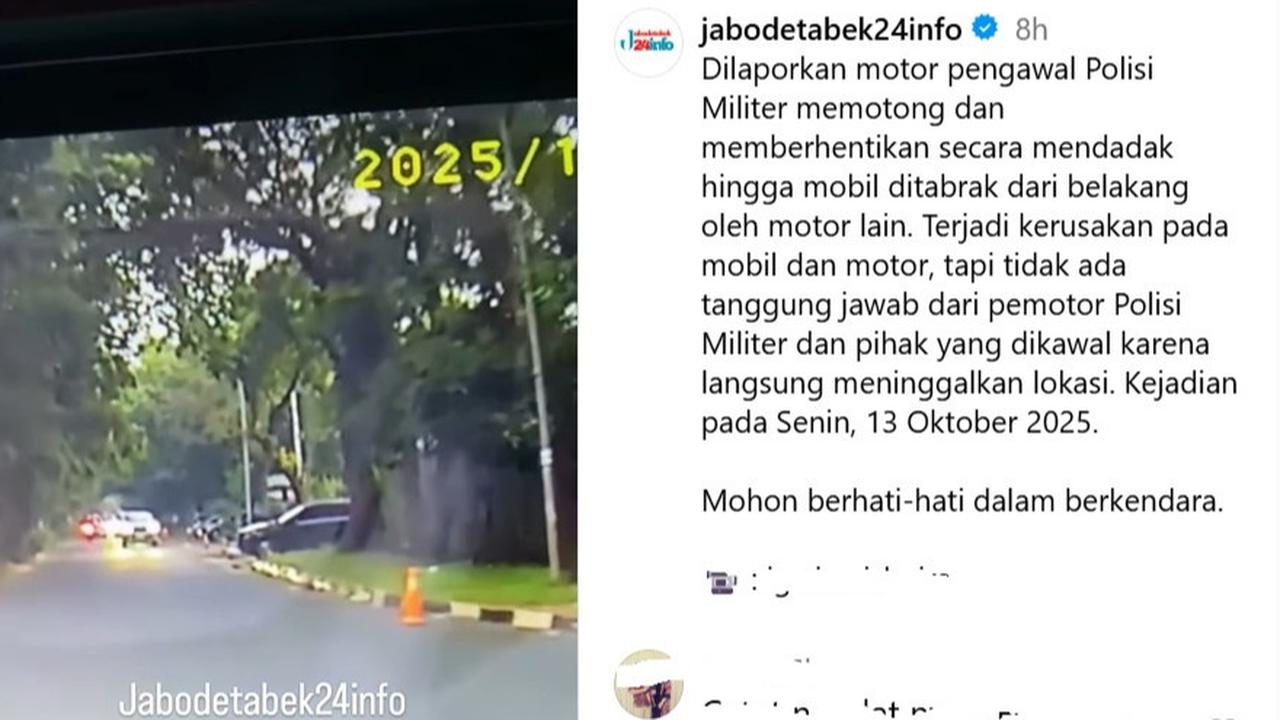 Viral Polisi Militer Potong Jalan saat Pengawalan, Kapuspen TNI Buka Suara