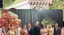 Para tamu undangan yang hadir tampak begitu mewah dengan balutan kain songket yang indah.  [Foto: Instagram/ PSafiera]