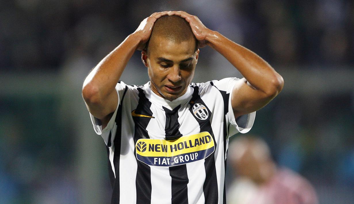 Trezeguet yang rela berjuang bersama Alessandro Del Piero dan Gianluigi Buffon di level kompetisi yang lebih rendah berhasil membantu Juventus untuk kembali ke kasta tertinggi Italia di musim 2007/08. (AFP/Marcello Paternostro)