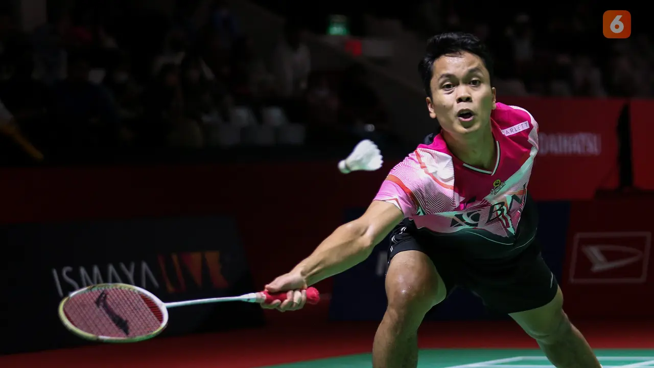 Foto: Anthony Ginting Dkk Segel 4 Tempat di Babak 16 Besar Tunggal Putra Indonesia Masters 2023