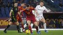 Berkat hasil ini, Roma tertahan di peringkat empat tabel klasemen dengan poin 25. (AP Photo/Gregorio Borgia)