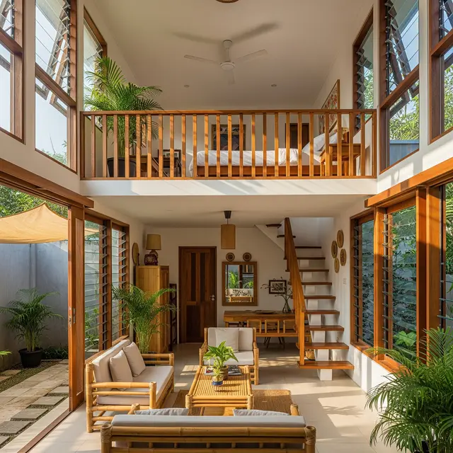 9 Model Rumah Mezzanine Terasa Sejuk di Daerah Panas, Desain Optimal