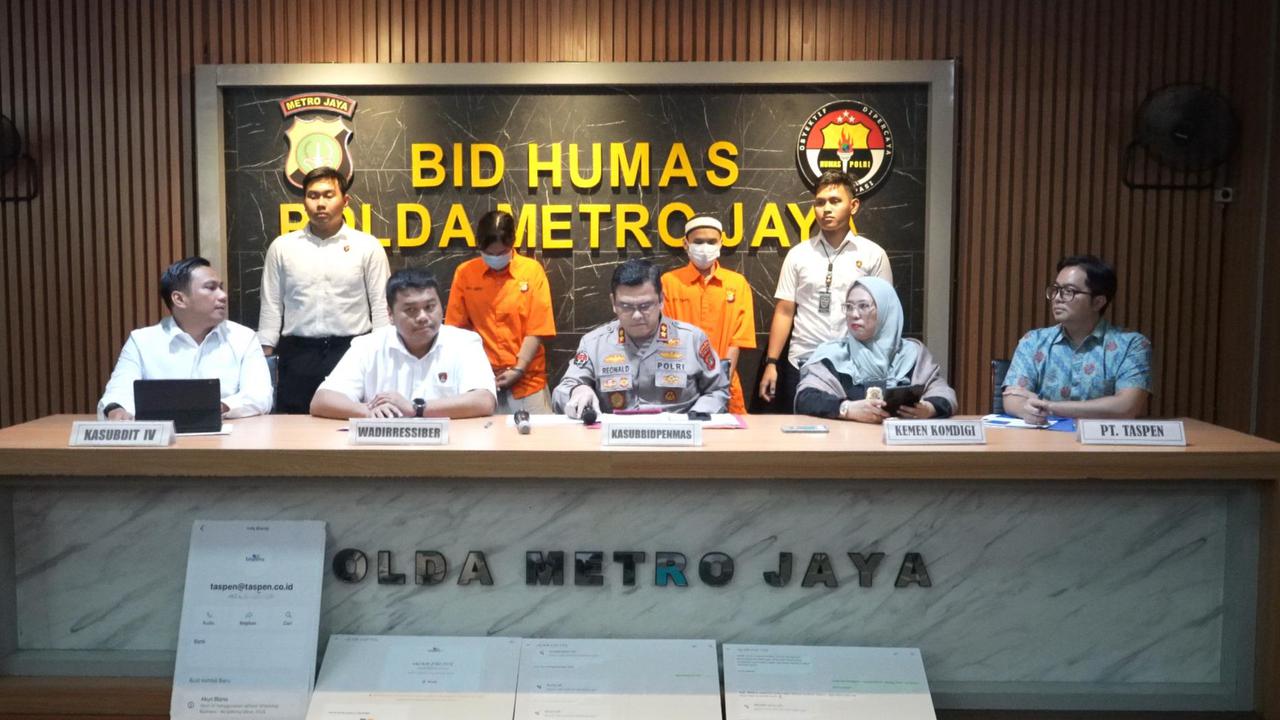 Polisi Tangkap Tersangka Penipuan Atas Nama TASPEN