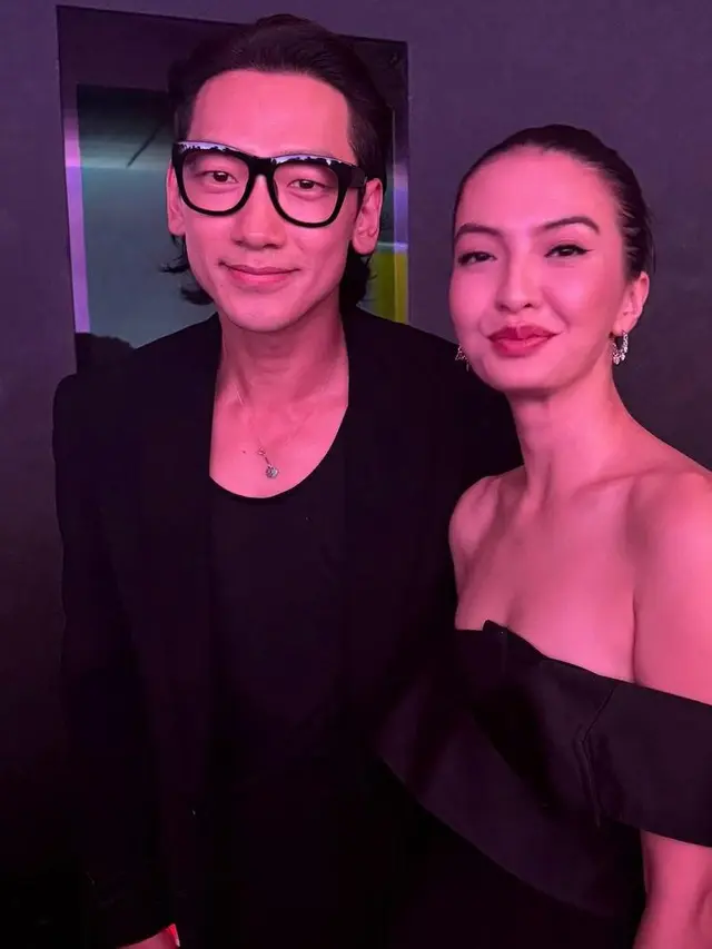 Circlenya Berkelas, 6 Gaya Raline Shah Pamer Foto Bareng G-Dragon, PSY, hingga Rain di Seoul