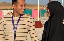 Potret Adiba Khanza Susul Egy Maulana Vikri ke Qatar, Momen Pertemuan Keduanya Bikin Baper