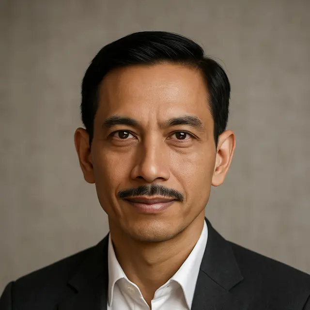 Model Kumis untuk Pria Usia 50 Tahun/Ilustrasi gambar oleh AI