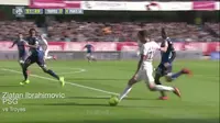 Video highlights tendangan umpan Angel Di Maria membantu Zlatan Ibrahimovic mencetak gol indah saat Paris Saint-Germain melawan Troyes.