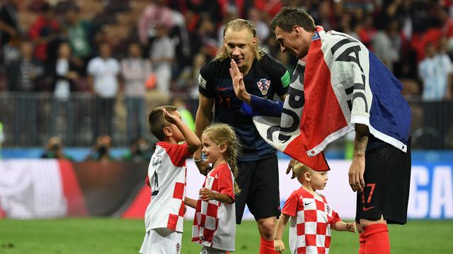 Lolos ke Final Piala Dunia, Anak-Anak Pemain Kroasia Turun ke Lapangan