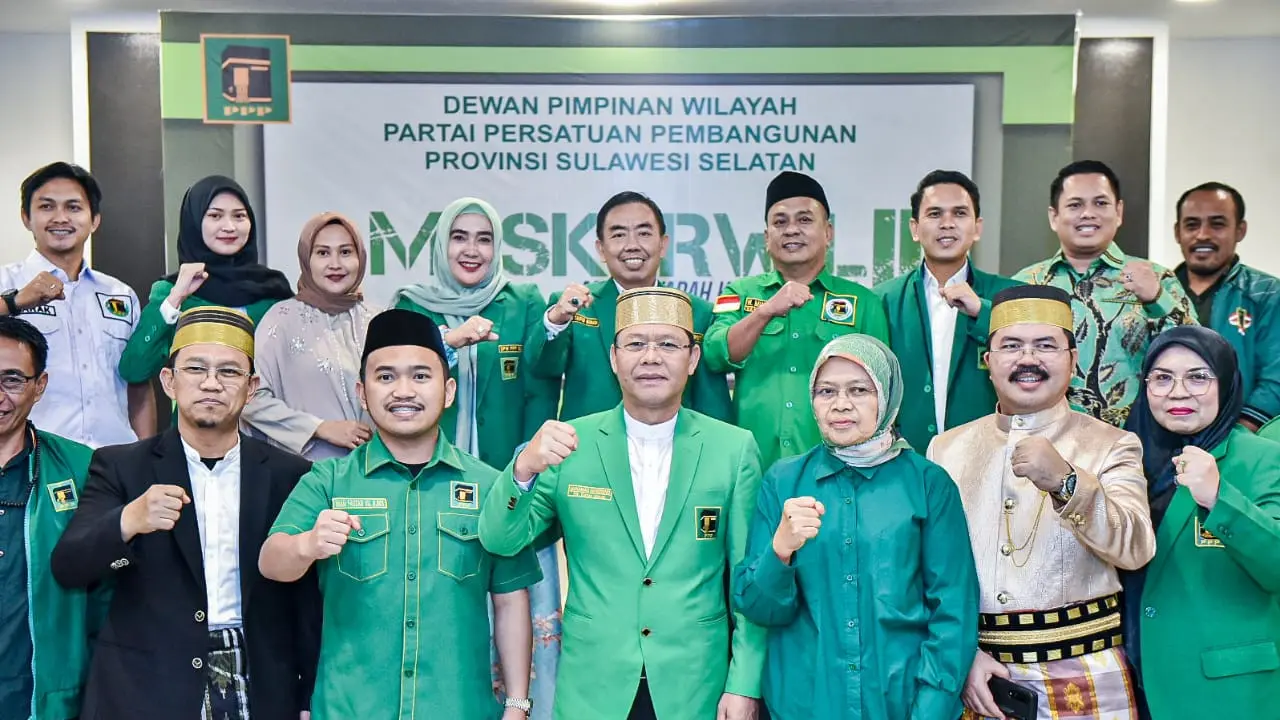 Dewan Pimpinan Wilayah (DPW) Partai Persatuan Pembangunan (PPP) Sulawesi Selatan (Sulsel) telah selesai menggelar kegiatan Musyawarah Kerja Wilayah (Mukerwil) yang bertemakan “Refleksi dan Komitmen Politik PPP Pasca Pileg, Menuju Pilkada 2024”, di Claro H